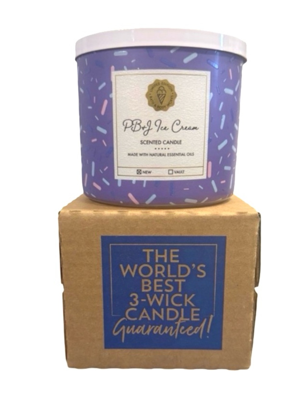 PB&J Ice Cream Candle
